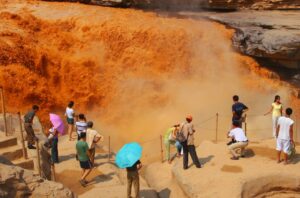 The Yellow River at Yichuan County. (Photo: Reuters)