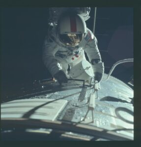 Astronaut Ronald Evans is pictured performing extravehicular activity during the Apollo 17 mission. (Photo: Reuters)