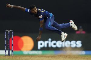 Dilshan Madushanka in action (Photo Reuters)