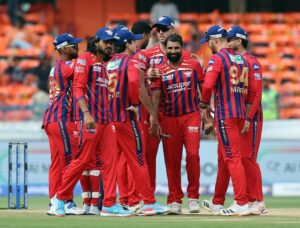 Shami's overs in the powerplay will be key for LSG. Image: Reuters