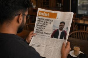 ChatGPT generated newspaper clipping