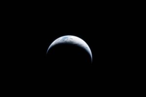 A view of Earth taken by the Artemis-II crew. (Photo: Nasa)