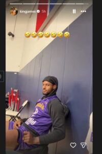 LeBron James shared a video of his son Bronny (Instagram/LeBron James)