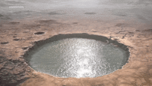Mars crater