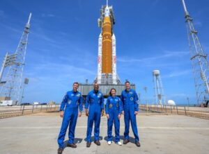 An image of the Artmeis-II crew. (Photo: Nasa)