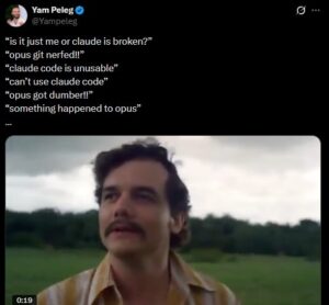 Users had been complaining that Claude Code was becoming worse for days now.