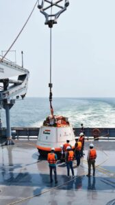 The Crew Module after the Drop Test. (Photo: Isro)