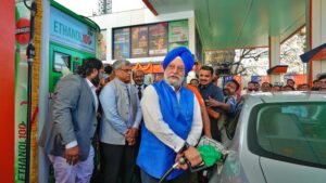 The government is pushing for ethanol-blended fuel. (Photo: PTI)