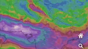 A huge Western Disturbance is likely to impact North India from April 7 to 10. Massive hailstorms, strong winds and heavy rain are possible. (Photo: X/@allindiaweather)