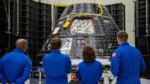 The Artemis-II crew will follow a free-return trajectory around the Moon, travelling farther than any human has ever been, before splashing down in the Pacific Ocean. (Photo: Nasa)