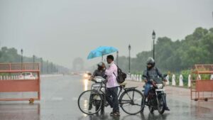 A western disturbance is travelling from the Mediterranean eastward, colliding with warm April air over the North Indian plains to trigger severe storms and hail across North India. (Photo: Reuters)
