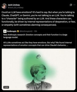 Claude feels emotions?