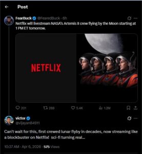 Reactions on the internet.