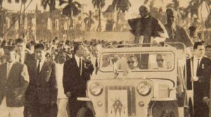 M&M specially manufactured the Jeep that drove his Holiness Paul VI and Valerian Cardinal Gracias as they blessed thousands during the Eucharistic Congress in Bombay on December 3, 1964.