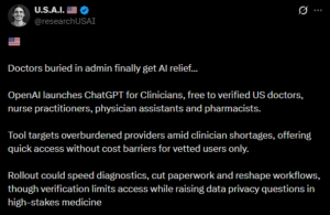 An X user reaction to the new tool.