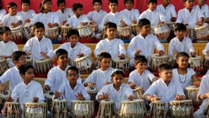 Master craftsmen tune tabla heads by adjusting syahi thickness and placement, a skill refined through centuries of careful listening rather than scientific theory. (Photo: Reuters)