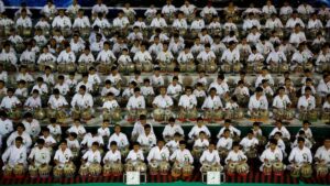 The tabla's dayan (right-hand drum) produces five distinct harmonic overtones, demonstrating the acoustic engineering that puzzled Western science until CV Raman's groundbreaking research. (Photo: Reuters)