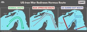 As Iran tightens Hormuz crossings, US proposes a new route for safe transit